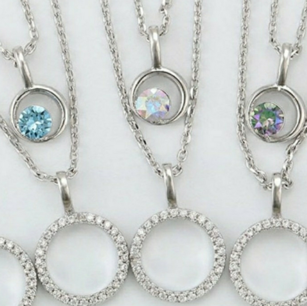 Swarovski Hoop Necklace